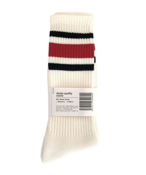 Decka quality 80s Skater socks red