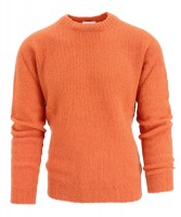 scaglione pullover seamless puffed orange