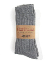 heritage alpaka rucker socks grau