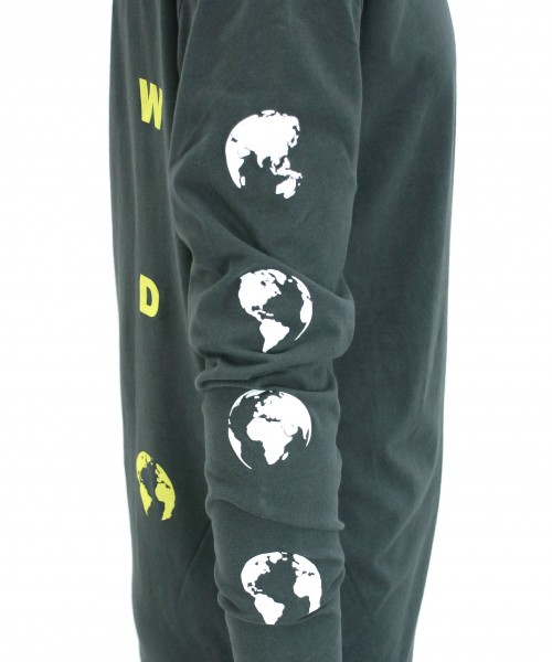 over over easy long sleeve run the word grey