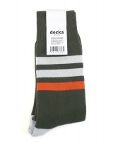 Decka quality socks reversible Olive x Orange