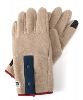 ELMER BY SWANY Recyceled Wool Fleece Glove, Style EM360, Khaki