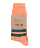 heritage vintage 1960 socks flamingo