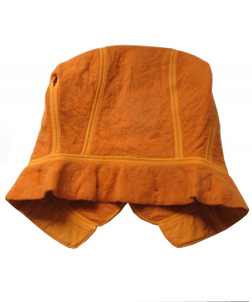 Ten C wool hood felt liner orange