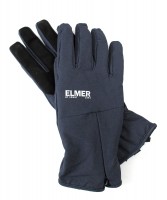 elmer by swany wide open zipper glove navy