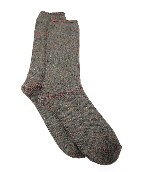 thunders love wool recycled socks green melange