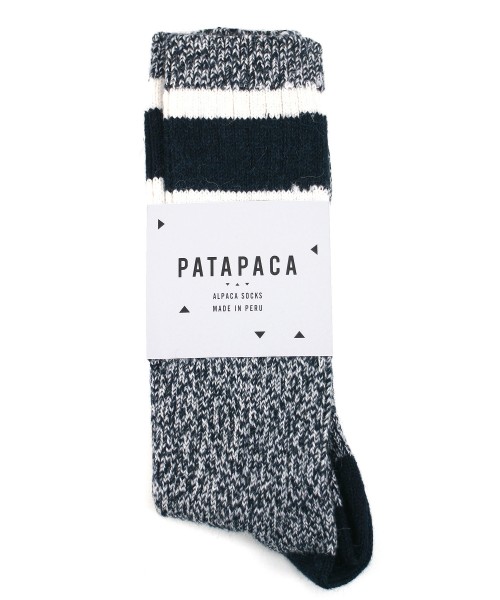 patapaca alpaca socks gym blue