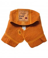 Ten C wool hood felt liner orange