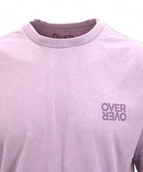 over over easy tee purple