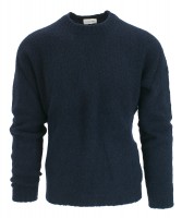 scaglione pullover seamless puffed navy