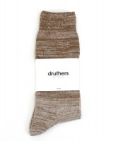 druthers new york city gradient crew socks brown