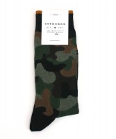 in the box socks verde militare