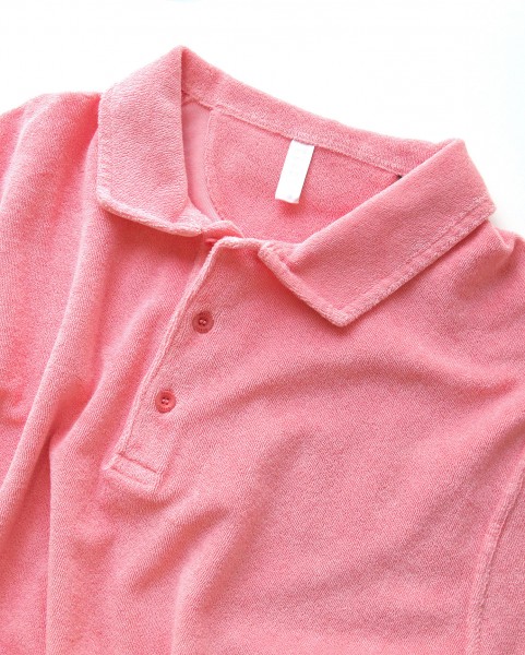 04651/ A Trip in a Bag Terry Poloshirt coral