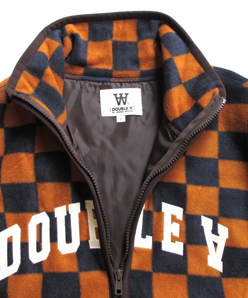 wood wood double a Jay Ivy zip fleece