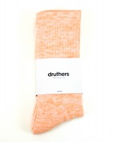 druthers new york city organic cotton everyday sock peach