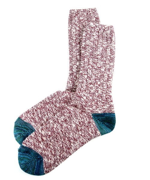thunders love flamme collection socks burgundy