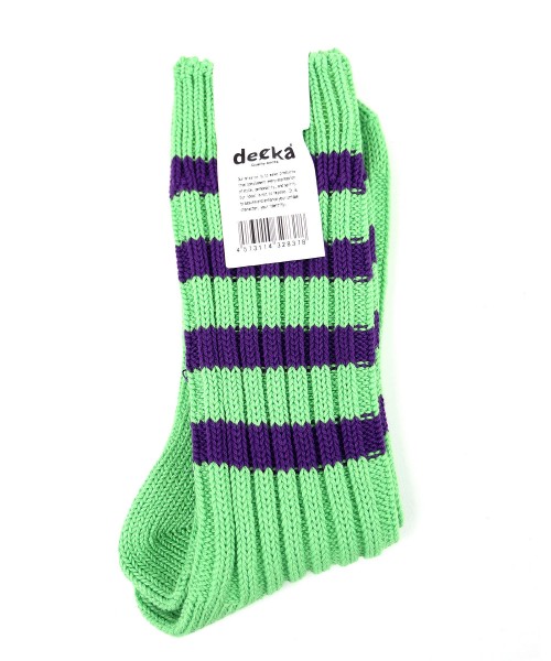 Decka quality heavyweight socks green/purple