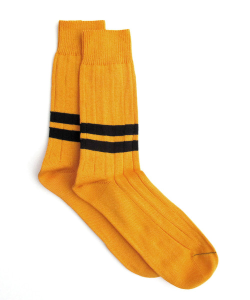 heritage vintage 1960 socks yellow