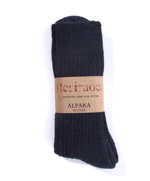 heritage alpaka rucker socks navy
