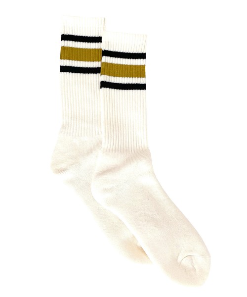 Decka quality 80s Skater socks yellow