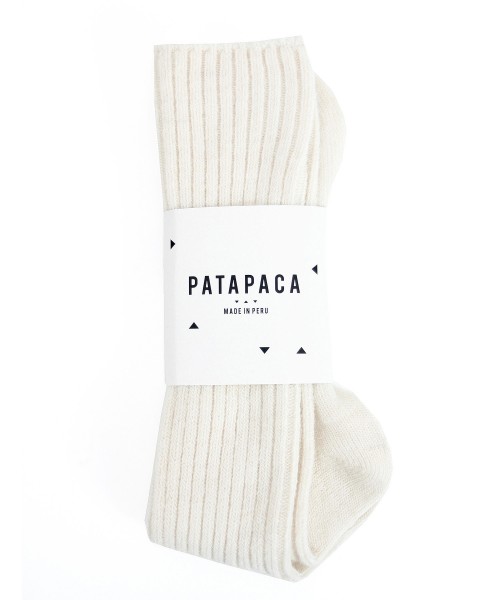 patapaca alpaca socks undyed natural