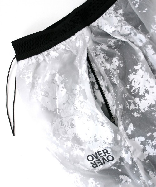 over over pop over pant - white foil