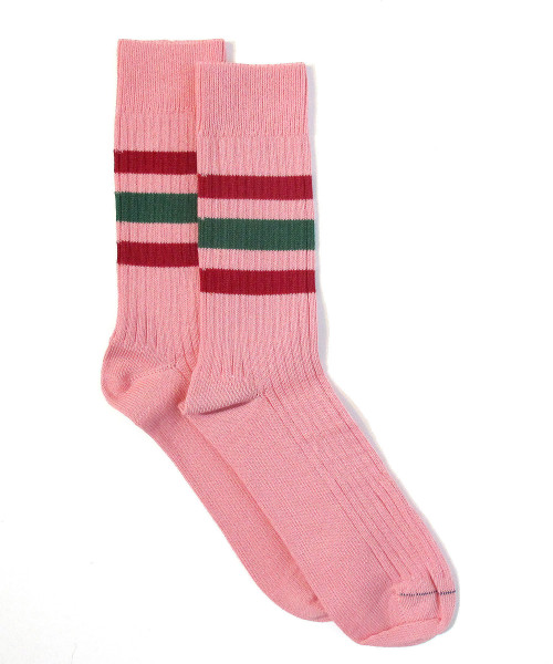 heritage9.1 vintage 1980 socks old pink