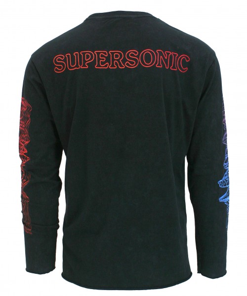 over over easy long sleeve supersonic black