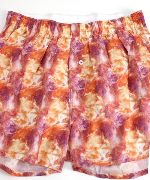 Tie Dye Zoom Boxer Shorts Orange