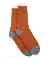 patapaca alpaca socks melange Orange