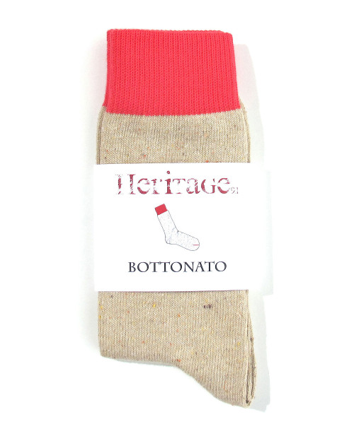 heritage9.1 new bottonato socks sand