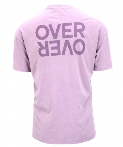 over over easy tee purple