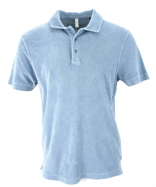 04651/ A Trip in a Bag Terry Poloshirt Sky