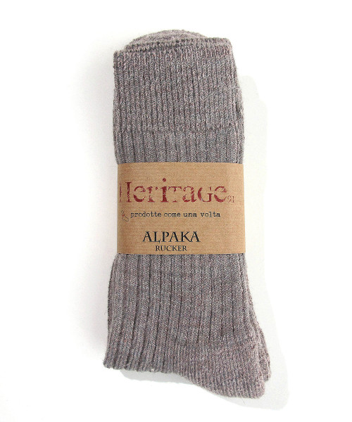 heritage9.1 alpaka rucker socks cappuccino