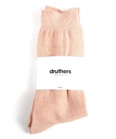 Druthers Pique Knit Dress Sock Dark Pink