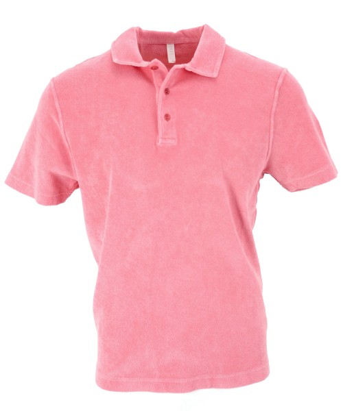 04651/ A Trip in a Bag Terry Poloshirt coral