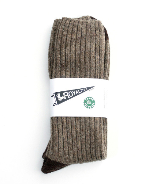 royalties paris socken benjamin marron