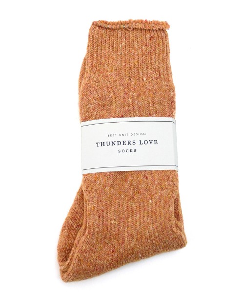 thunders love outdoor socks light orange