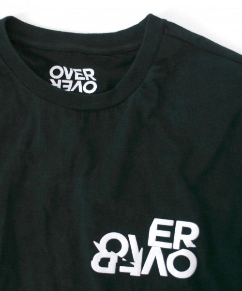 over over easy long sleeve broken Records grey