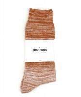 druthers new york city gradient crew socks orange