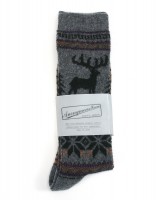 anonymous ism wool deeer snow jq crew socks charcoal