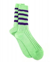 Decka quality heavyweight socks green/purple