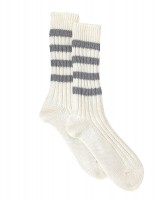 Decka quality heavyweight socks  stripes gray