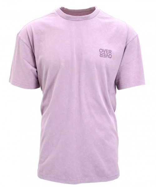 over over easy tee purple