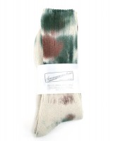 anonymous ism scatter dye socks khaki