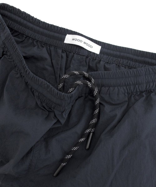 wood wood halsey nylon trousers navy