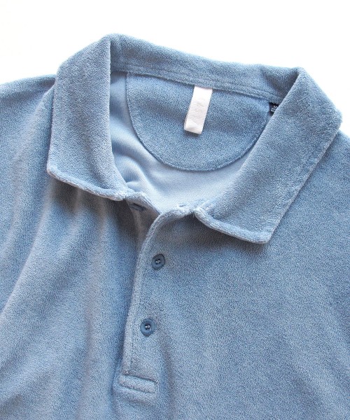 04651/ A Trip in a Bag Terry Poloshirt Sky