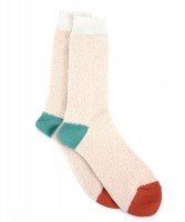Decka Quality Socks Brú Na Bóinne Alpaca Boucle Socks Ecru
