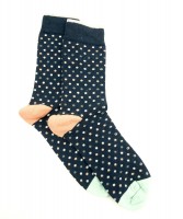 democratique polka dot socks