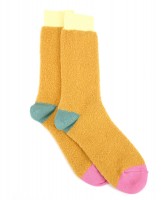 Decka Quality Socks Brú Na Bóinne Alpaca Boucle Socks yellow